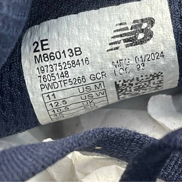 New Balance 860v13 M86013B Blue Orange Men’s Size 11 2E - Picture 8 of 10